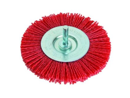 Kartáč okružní, nylonový, stopka, 100 mm, FESTA