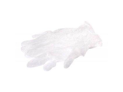 Rukavice jednorázové vinylové nepudrované, velikost 9, 100 ks