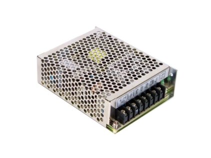 Průmyslový zdroj Mean Well RT-65B, +5V/5A, 12V/2,8A, -12V/0,5A spínaný