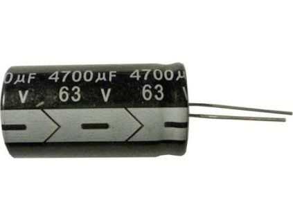 4700u/63V 105° 23x42mm, elektrolyt.kond.radiální