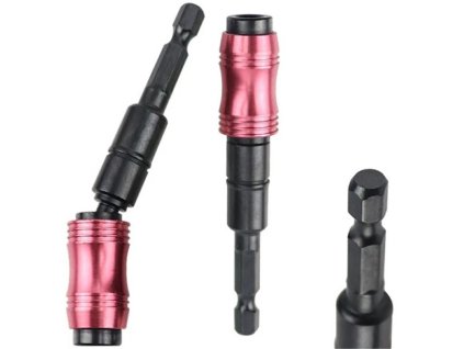 Magnetický držák bitů 1/4 ” s nastavitelným směrem
