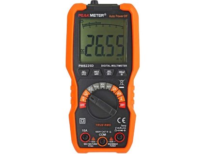 Multimetr PEAKMETER PM8225D - automat s měřením teploty