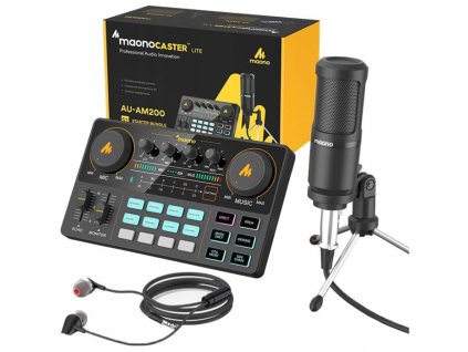 Mixážní pult Maono AU-AM200-S1 s mikrofonem