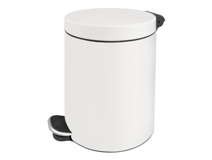 Koš odpadkový pedál nerez lak  5L  WHITE AWD1787