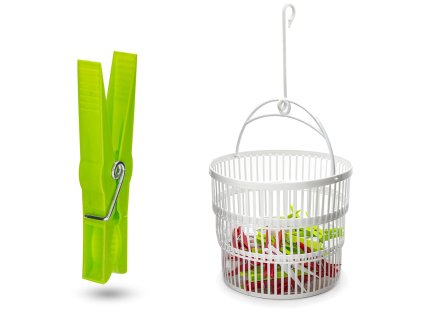 Košík na kolíčky + 30ks kolíčků  TRG