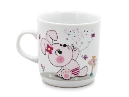 Hrnek dětský porcelán 230ml  KRÁLÍČEK