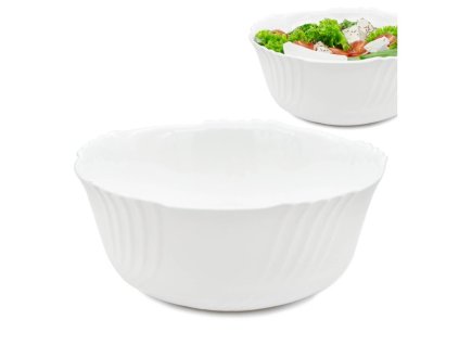 Miska porcelán bílá ¤20cm  WAVE
