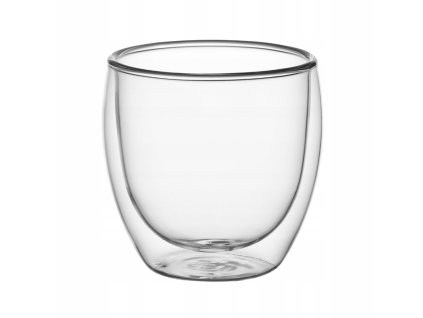 Hrnek sklo 250ml dvoustěnný 2ks  KAMILLE 9011