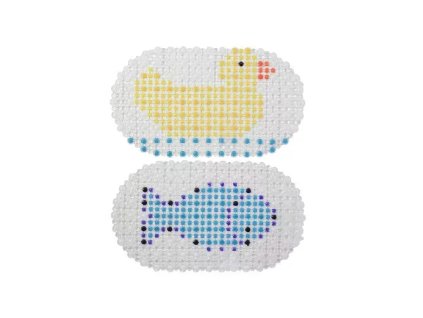 Podložka do vany protiskluzová 69x39cm  WATER, mix dekor