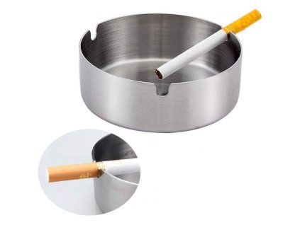 Popelník nerez ¤8cm