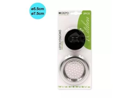 Lapač nečistot nerez se zátkou ¤75/55mm  HDEPO