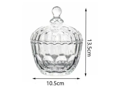 Cukřenka sklo s víčkem 350ml  BONBON