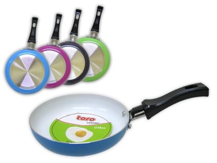 Pánev keramická ¤14cm TORO, mix barev