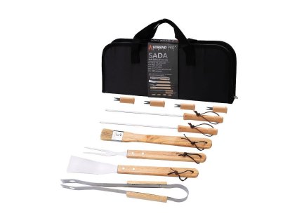 Sada nářadí Grill na grilování a opékání, 11-dílná, v tašce