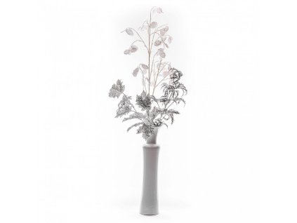 Větvička MoneyPlant.White, bílá, 56/107cm