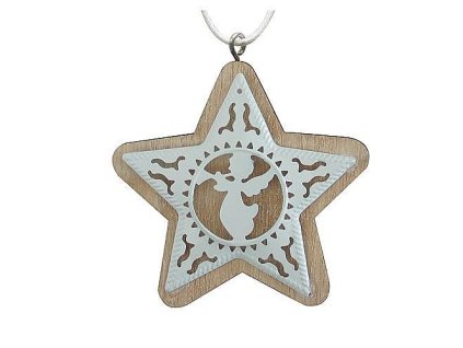 Ozdoba MagicHome XO240H, Hvězda anděl, balení 5ks