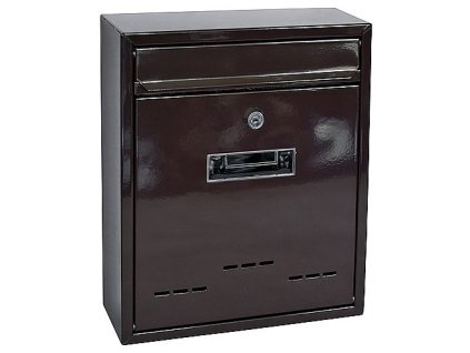 Poštovní schránka Flatblock hnědá 310x260x90mm