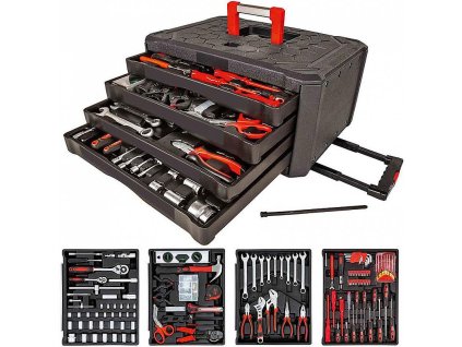 Sada nářadí v kufru, 300-dílná