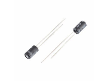 22u/16V 105° 4x7x1,5mm, elektrolyt.kondenzátor radiální mini