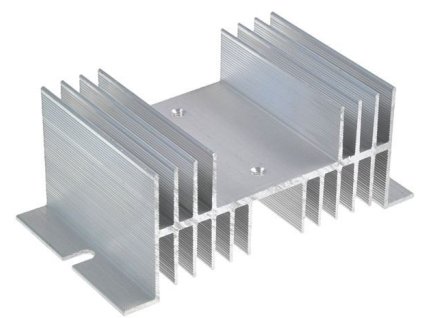 Chladič pro bezkontaktní relé SSR, proudy do 100A, M typ