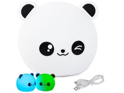 Dětská noční dotyková lampička led panda