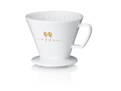 KELA Kávový filtr porcelánový Excelsa S bílá KL-12490