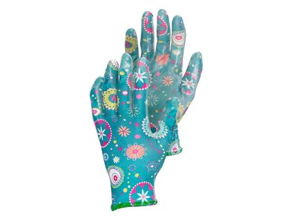 Rukavice zahradní Abelia, nitrilové, v. M