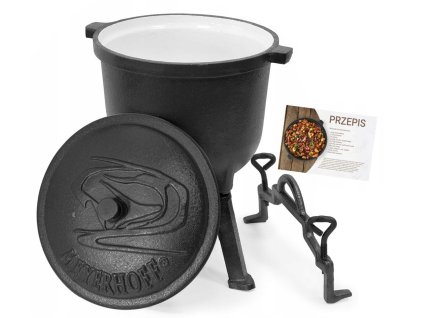 Kotlík myslivecký 15L litina smalt  MEYERHOFF