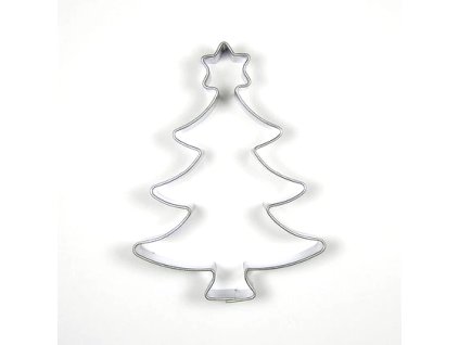 Vykrajovačka nerez stromek s hvězdou 73x55mm  CZ