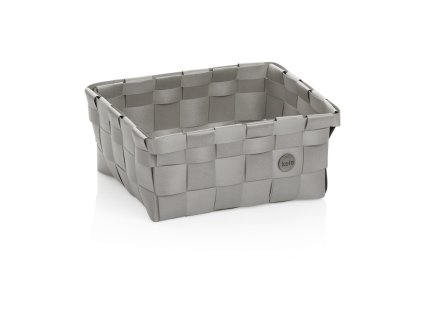 KELA Koš Neo 23x15 cm plast stříbrná šedá KL-24471