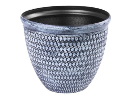 Květináč Marble 37x30cm modrý