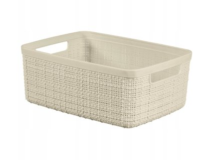 Košík PH 27x20x11cm  JUTE krémová