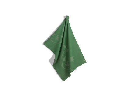 KELA Utěrka Cora 100% bavlna světle zelená/zelený květ 70,0x50,0cm KL-12825