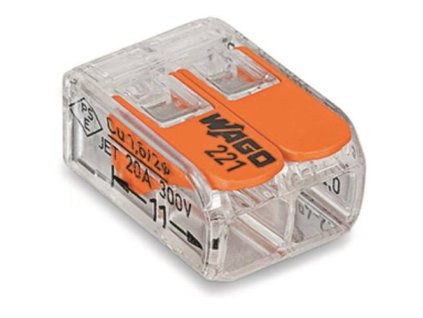 Svorka WAGO 221-412, 2 pólová