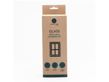 Čistící sada Powerton Eco, 500ml, okna, sklo