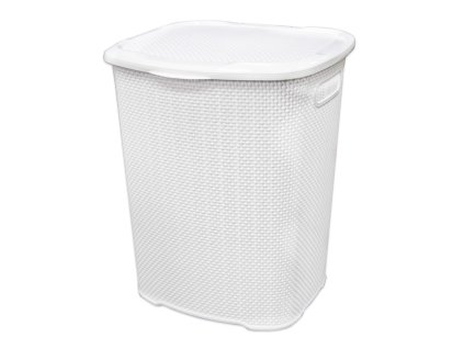 Koš špinavé prádlo 52L  PEARL bílá