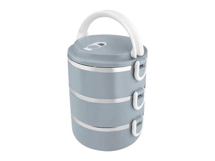 Jídlonosič MagicHome 3dílný, 0,5l, modrý