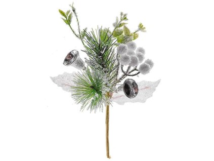 Větvička MagicHome se zvonečkem, 18cm