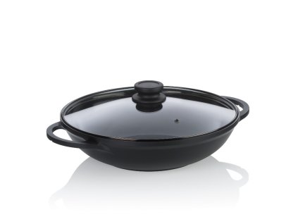 Pánev Wok Atura litý hliník černá  4 l