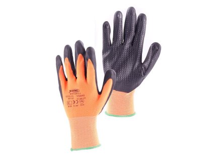 Povrstvené rukavice SANDY, v. 10"