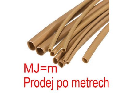 Smršťovací bužírka 3,5/1,75mm hnědá