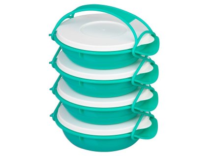 Obědník MagicHome, 4dílný, 4x1l, 22,4x20,5x29,5cm