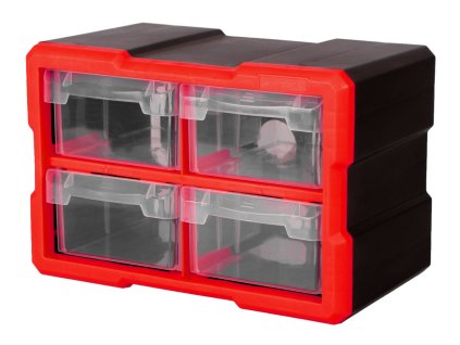 Plastový organizér, 4 boxy - MW7011