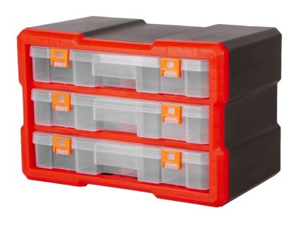Plastový organizér, 3 boxy - MW7013