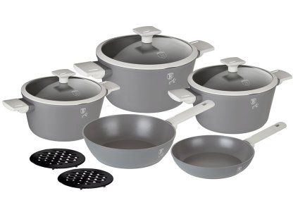 BERLINGERHAUS Sada nádobí s titanovým nepřilnavým povrchem 10 ks Aspen Collection BH-7061