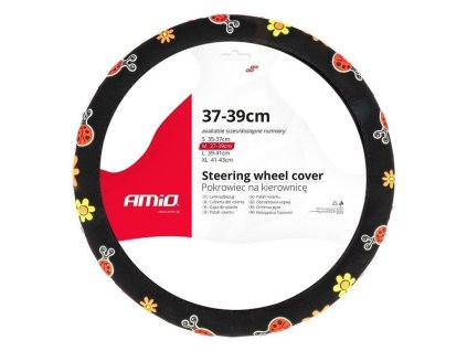 Potah volantu SWC-60-M 37-39cm beruška, AMIO