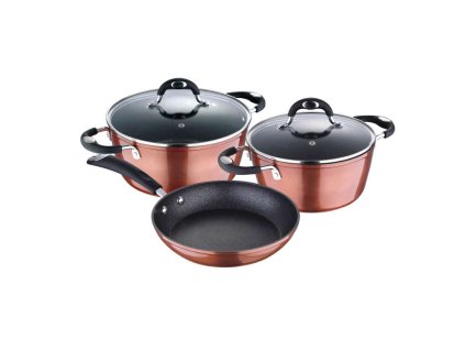 BERGNER Sada nádobí s nepřilnavým povrchem 5 ks Pandora BG-6235-CP