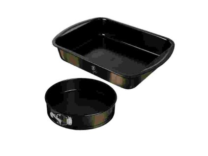 BERLINGERHAUS Forma na pečení sada titanovým nepřilnavým povrchem 2 ks Shiny Black Edition LP-KL-119P
