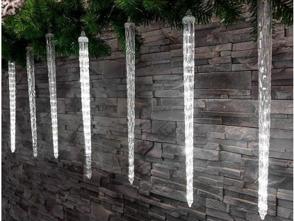 Řetěz MagicHome Icicle, 288 LED studená bílá, 8 rampouchů, vodopádový efekt, 230V, 50Hz, I