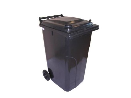 Popelnice plastová, 240 l, černá
